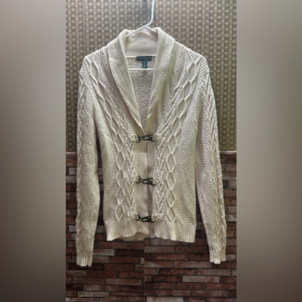 LRL Lauren Jeans Co. Ralph Lauren cardigan knit size L